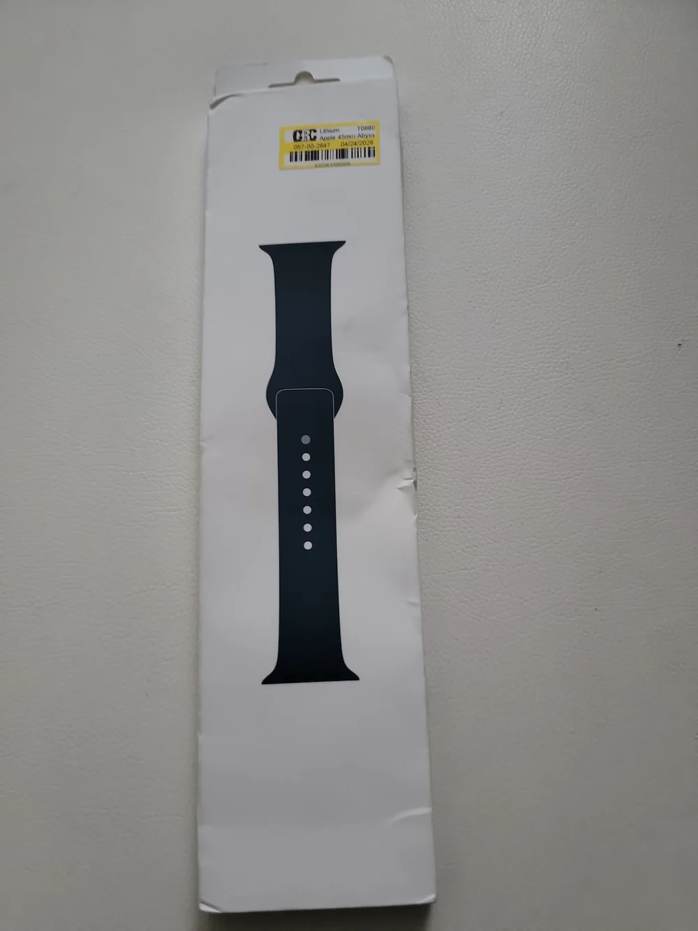Apple Original Silicone Smartwatch Sports Band, 45mm, Abyss Blue